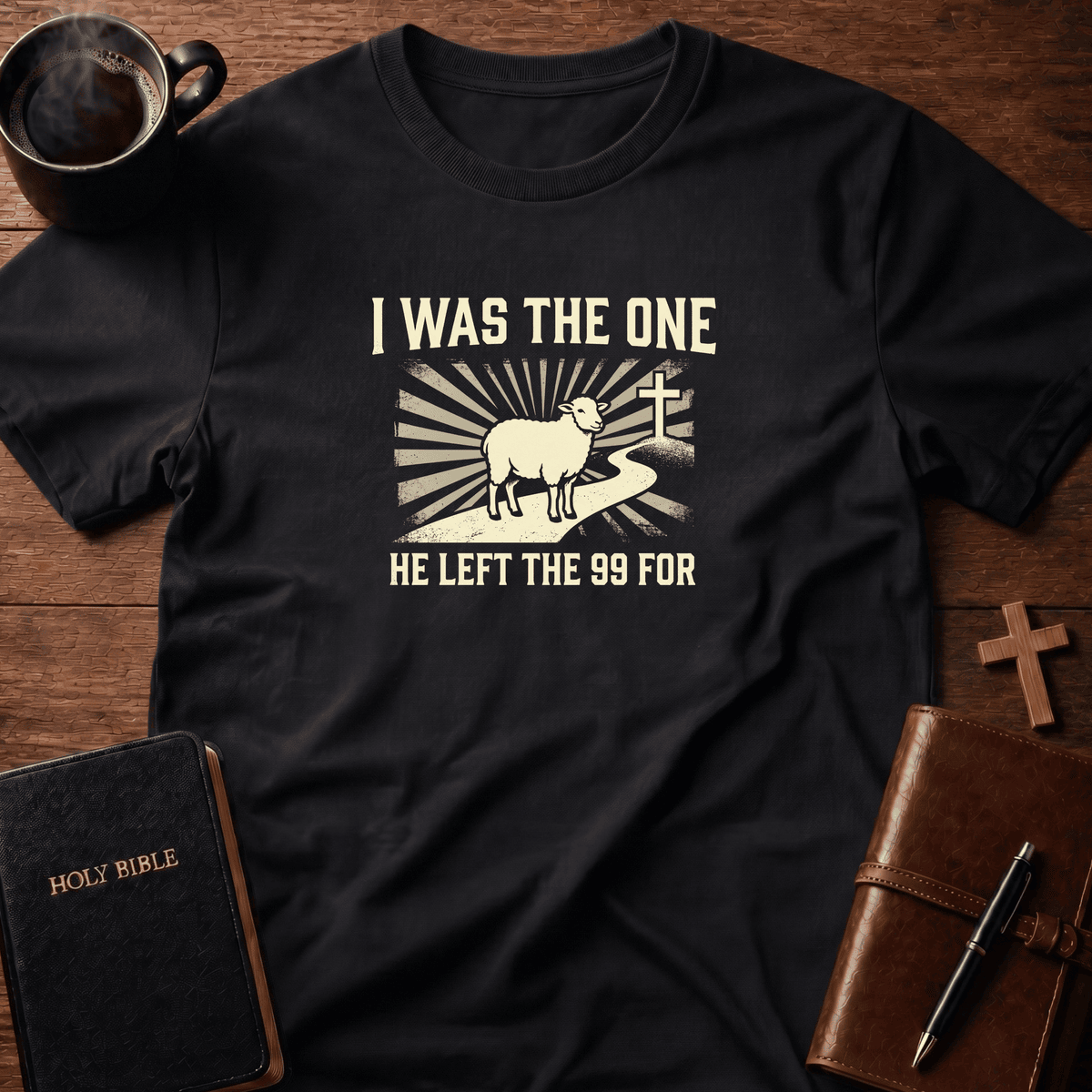 I Was Sheep T Shirt Gift For Christian