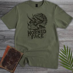 Victorian Horned Face T Shirt Gift For Nature Lover
