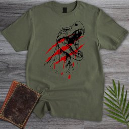 Theropod Crimson Claw T Shirt Gift For Nature Lover