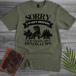 Thinking About Dinos T Shirt Gift For Nature Lover