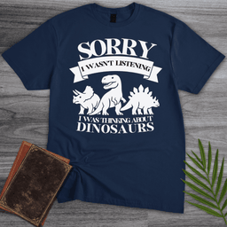 Thinking About Dinos T Shirt Gift For Nature Lover