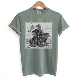 Medieval Knight Frog Rider Shirt T Shirt Gift For Frog Lover