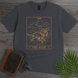 The Cretaceous Star Triceratops T Shirt Gift For Dinosaur Lover