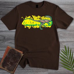 Triassic Melt Coelophysis Green T Shirt Gift For Nature Lover