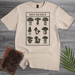 Vintage Mycology Mushroom Species T Shirt Gift For Nature Lover