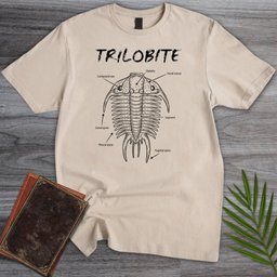 Trilobite Anatomy T Shirt Gift For Nature Lover