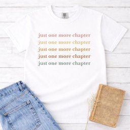 Just One More Chapter T Shirt Gift For Cat Lover