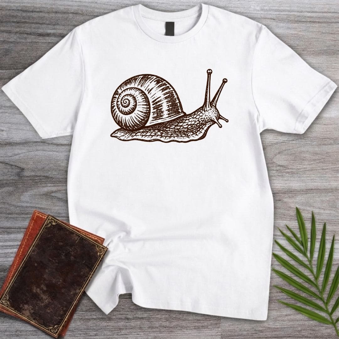 Vintage Snail T Shirt Gift For Nature Lover
