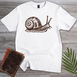 Vintage Snail T Shirt Gift For Nature Lover