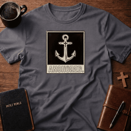 Anchored T Shirt Gift For Christian