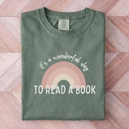 Wonderful Day To Read A Book Tee Gift For Cat Lover
