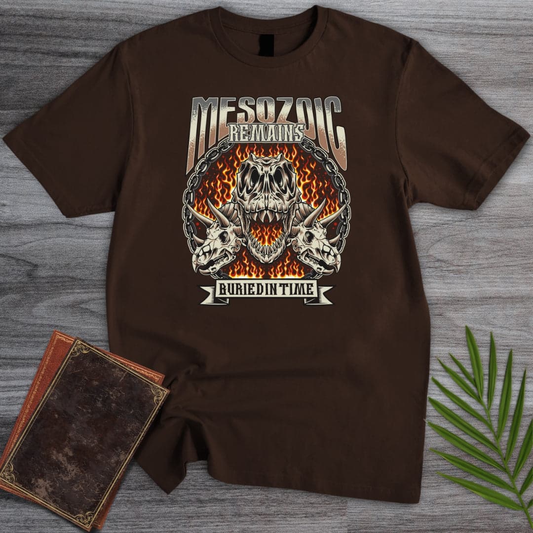 Vintage Streetwear Mesozoic Remains T Shirt Gift For Nature Lover