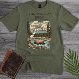 The Great American Bison T Shirt Gift For Nature Lover
