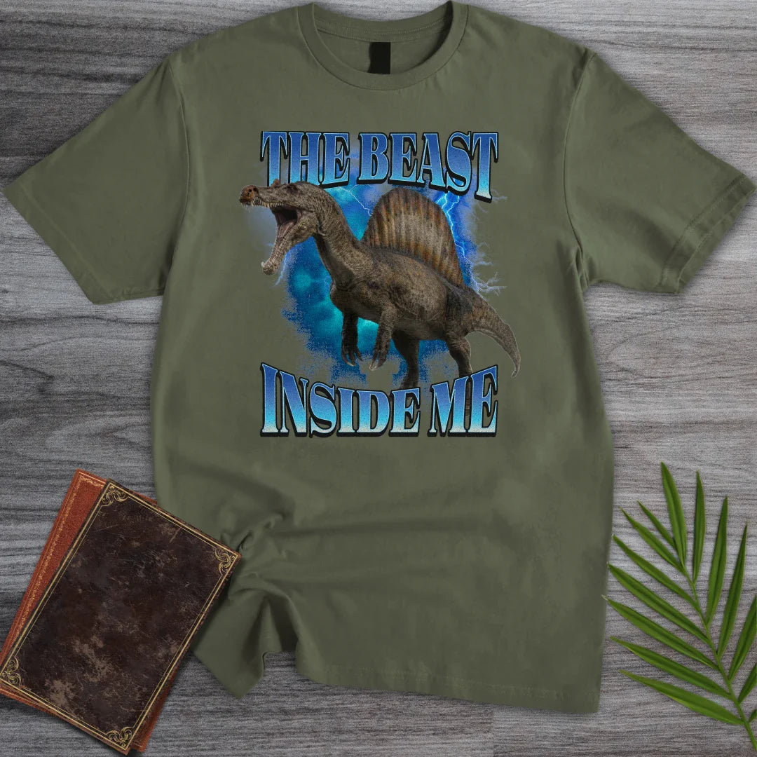 The Spino Beast Inside T Shirt Gift For Nature Lover
