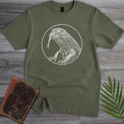 The Chill Komodo Dragon T Shirt Gift For Nature Lover