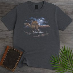 Thunderstorm Spinosaurus T Shirt Gift For Nature Lover