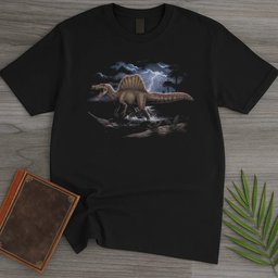 Thunderstorm Spinosaurus T Shirt Gift For Nature Lover