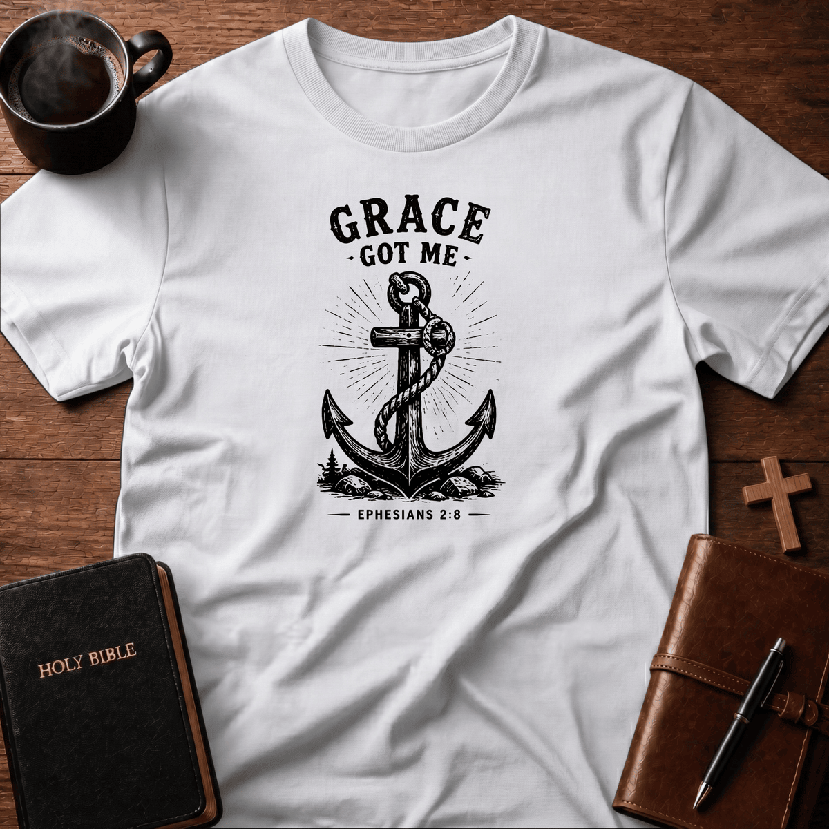 Grace Got Me T Shirt Gift For Christian