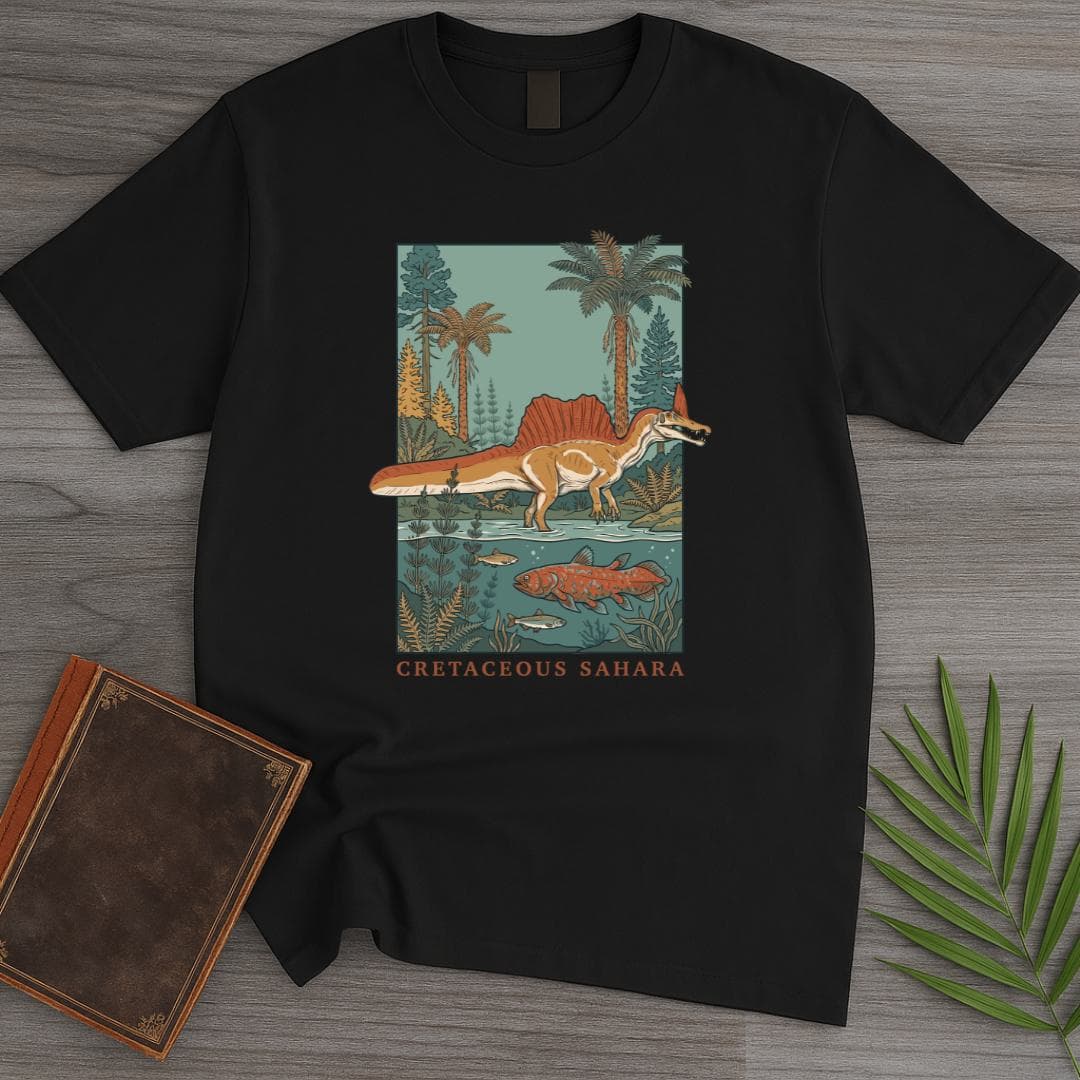 Spinosaurus Wetland T Shirt Gift For Nature Lover
