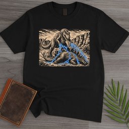 Time Travelling Rex T Shirt Gift For Nature Lover