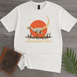 The Wandering Sinosauropteryx T Shirt Gift For Nature Lover