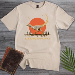 The Wandering Sinosauropteryx T Shirt Gift For Nature Lover