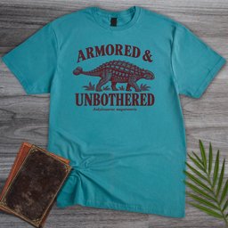 Vintage Ankylosaurus Armored And Unbothered T Shirt Gift For Nature Lover