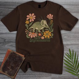 Wild Bloom Styracosaurus T Shirt Gift For Nature Lover