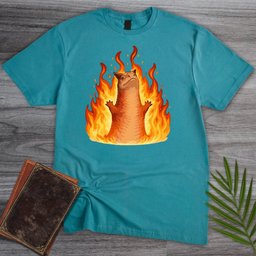 The Fire Carnotaurus T Shirt Gift For Nature Lover