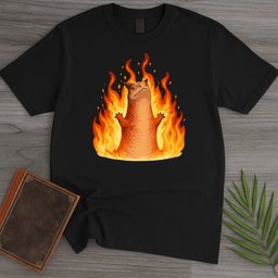 The Fire Carnotaurus T Shirt Gift For Nature Lover