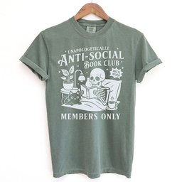 Anti Social Book Club Shirt T Shirt Gift For Cat Lover
