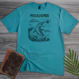 Vintage Mosasaurus Beach T-Shirt