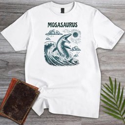 Vintage Mosasaurus Beach T-Shirt