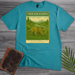 Vintage Late Cretaceous Triceratops T Shirt Gift For Dinosaur Lover