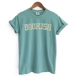 Floral Bookish Varsity Shirt T Shirt Gift For Cat Lover