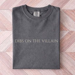 Dibs On The Villain Tee Gift For Cat Lover