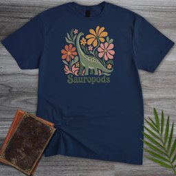 Wild Bloom Sauropods T Shirt Gift For Nature Lover