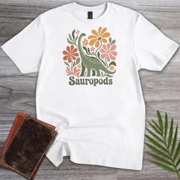 Wild Bloom Sauropods T Shirt Gift For Nature Lover