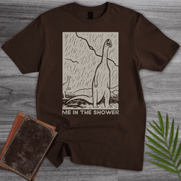 Me In The Shower Sauropod T Shirt Gift For Nature Lover