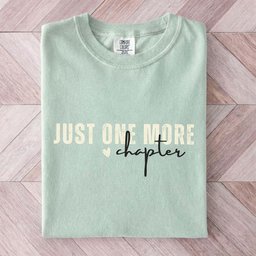 Just One More Chapter Tee Gift For Cat Lover