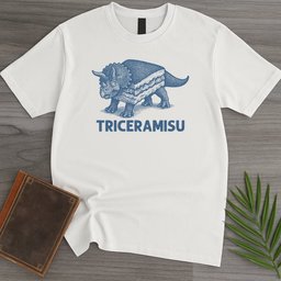 The Triceramisu T Shirt Gift For Nature Lover