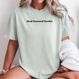 Minimalist Read Banned Books Shirt T Shirt Gift For Cat Lover