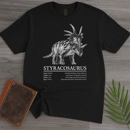 Styracosaurus Spiked Lizard T Shirt Gift For Nature Lover