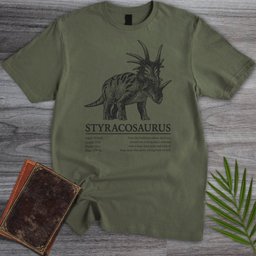 Styracosaurus Spiked Lizard T Shirt Gift For Nature Lover