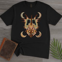 Styracosaurus Moon Dream T Shirt Gift For Nature Lover