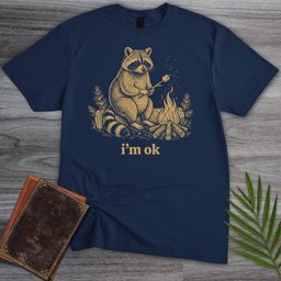 Stay Wild Stay Warm Raccoon T Shirt Gift For Nature Lover
