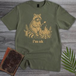 Stay Wild Stay Warm Raccoon T Shirt Gift For Nature Lover