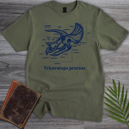 The Head Of Triceratops T Shirt Gift For Dinosaur Lover