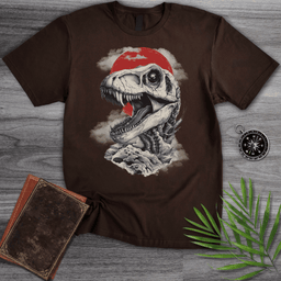 T Rex Cloudy Fossil T Shirt Gift For Dinosaur Lover