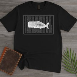 Written Whale T Shirt Gift For Nature Lover